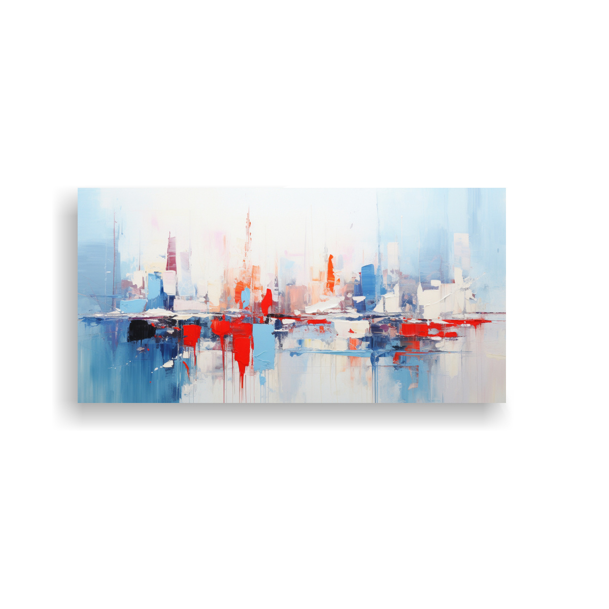 pintura-abstracta-monocrom-tica-azul-para-decorar-comedor-