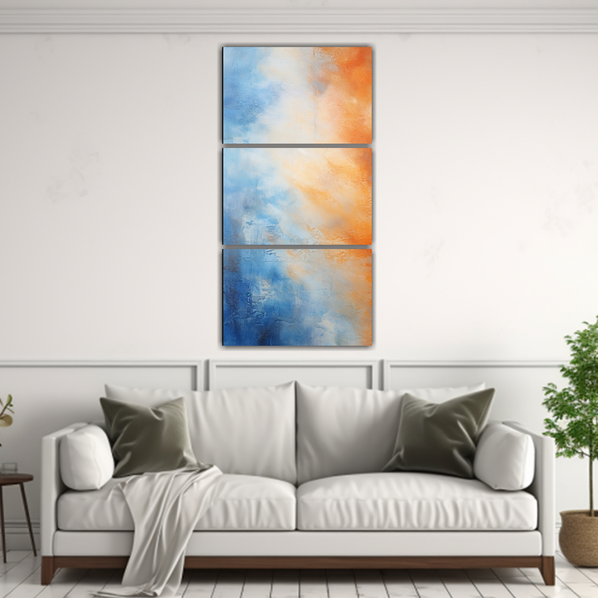 pintura-abstracta-monocromo-naranja-y-azul-tres-artes-abstracci-n-1