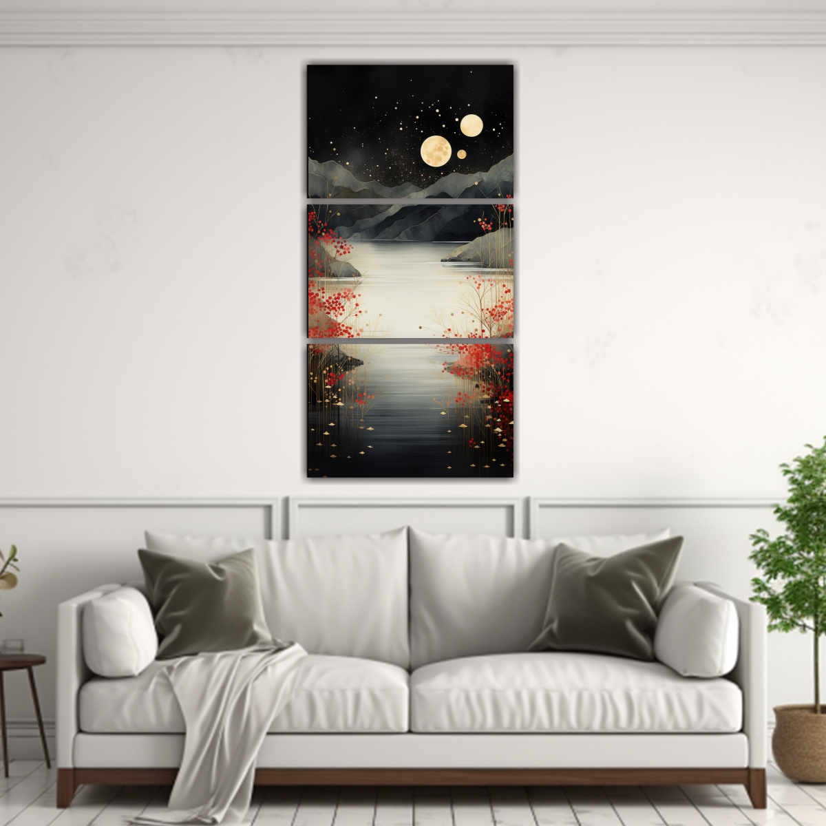 pintura-abstracta-monta-as-reflejadas-en-lienzo-1