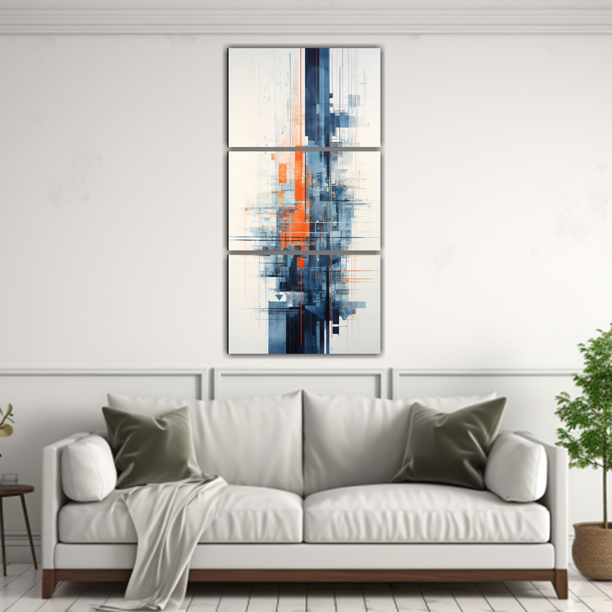 pintura-abstracta-naranja-e-ndigo-en-set-de-3-1