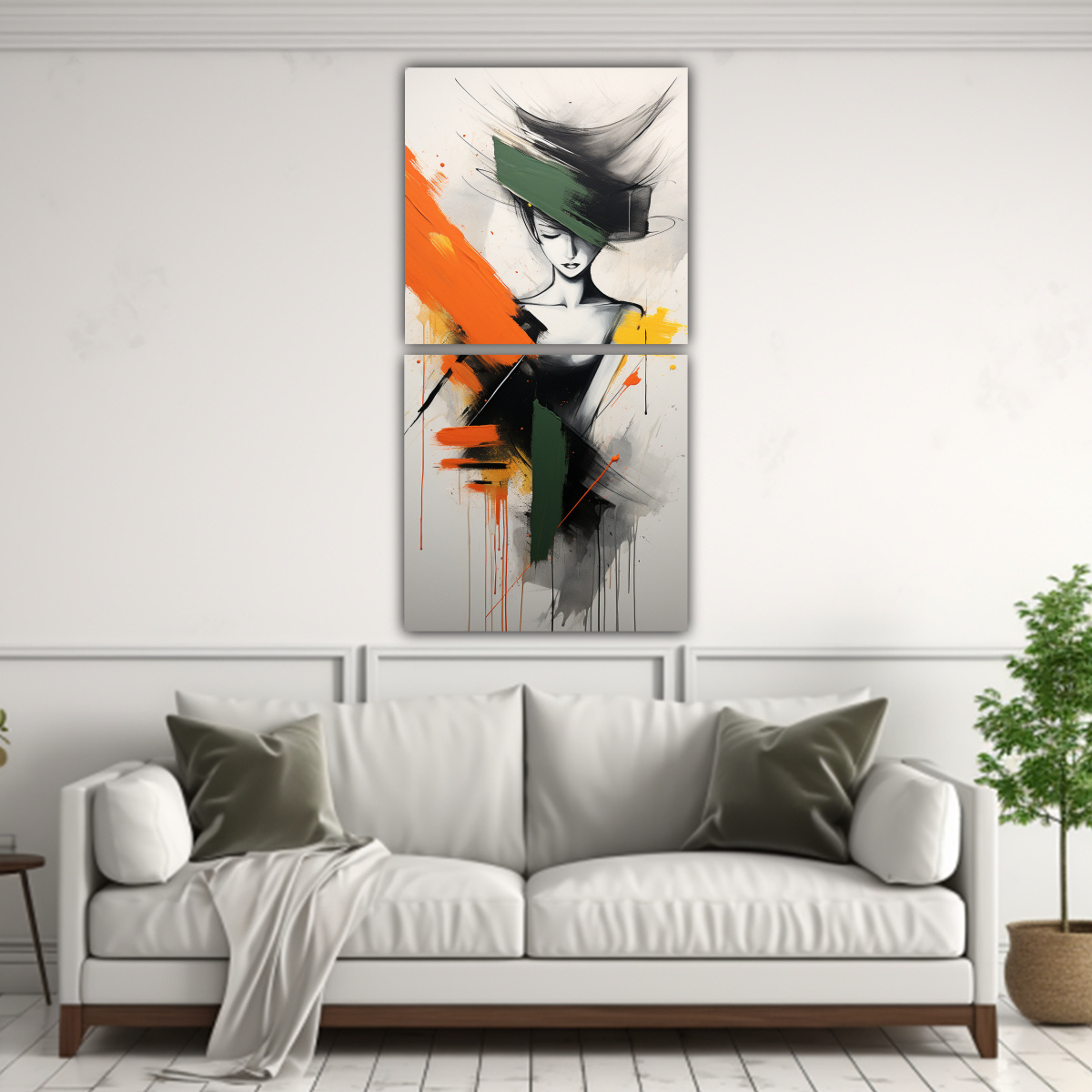 pintura-abstracta-neominimalista-de-arte-pop-en-dos-artes-imagen-1