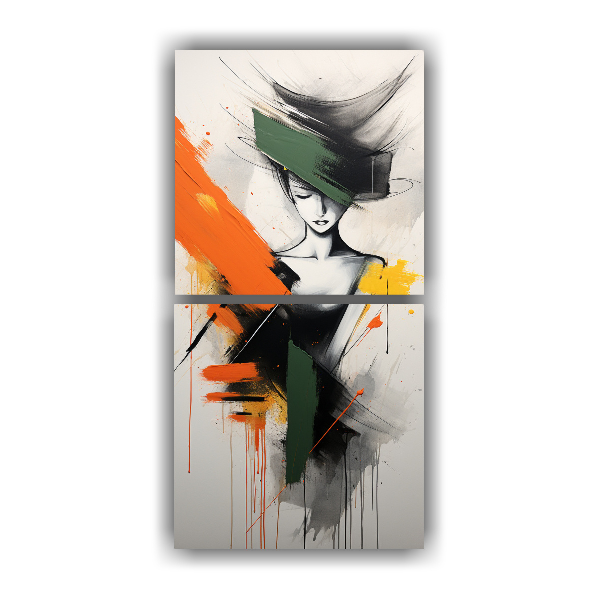 pintura-abstracta-neominimalista-de-arte-pop-en-dos-artes-imagen