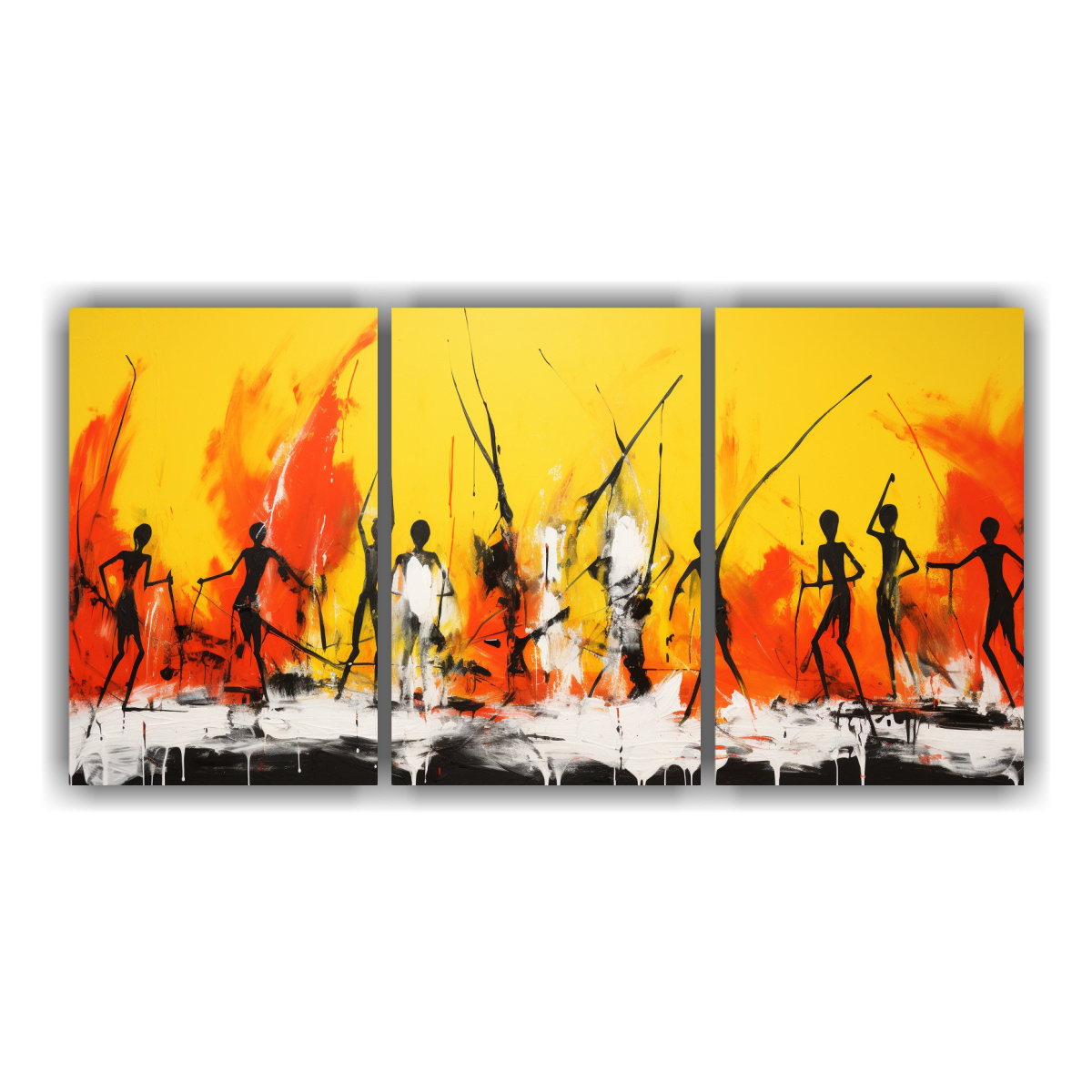 pintura-abstracta-sensibilidad-art-stica-en-amarillo-y-rojo-negro-decoraci-n-pared-