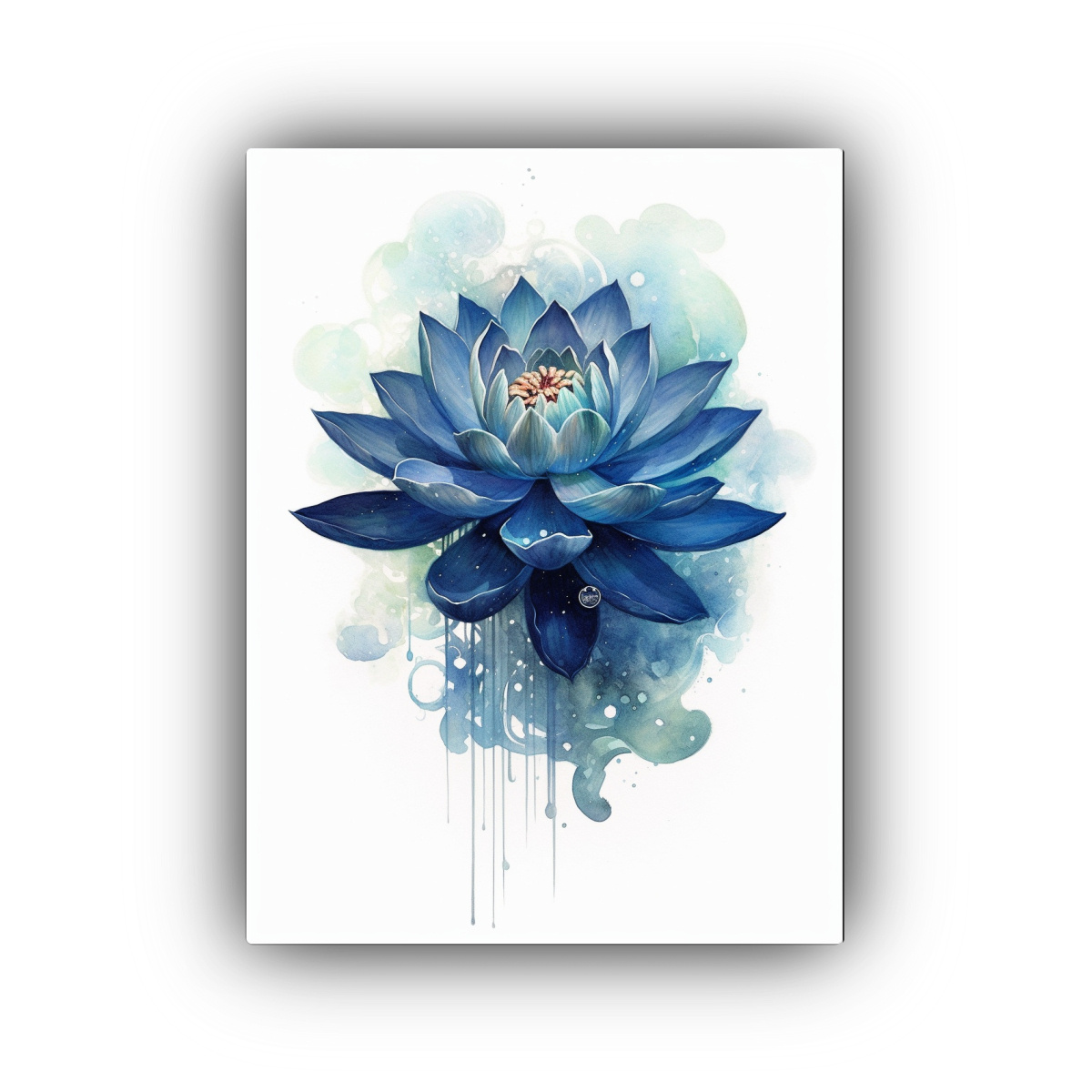 pintura-acuarela-de-un-loto-azul-oscuro-en-composici-n-moderna