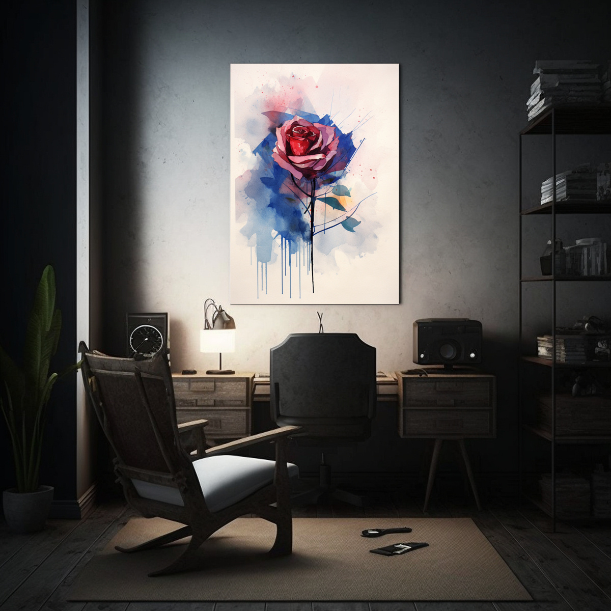 pintura-acuarela-minimalista-de-una-rosa-vertical-1