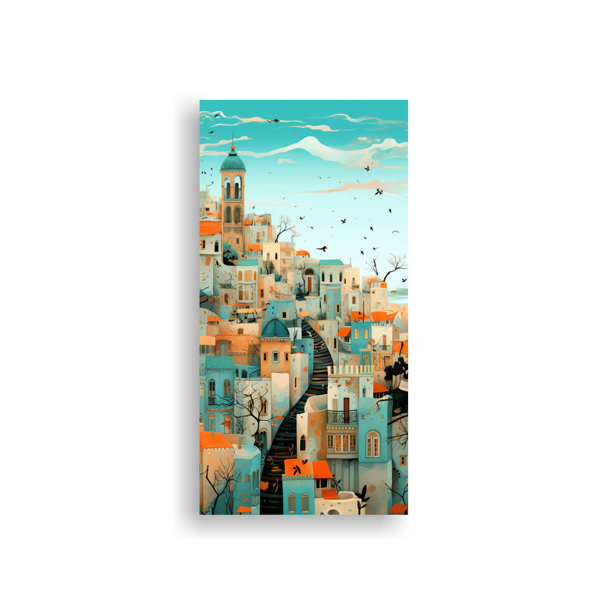 pintura-acuarela-surrealista-en-bastidor-de-tela