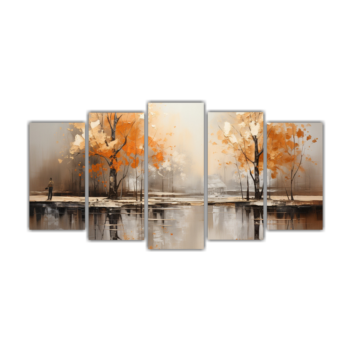 pintura-adorable-de-rboles-en-plata-y-blanco