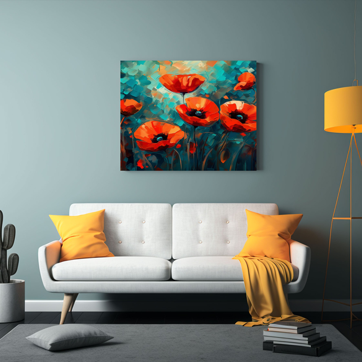 pintura-al-leo-de-amapolas-rojas-estilo-intenso-1