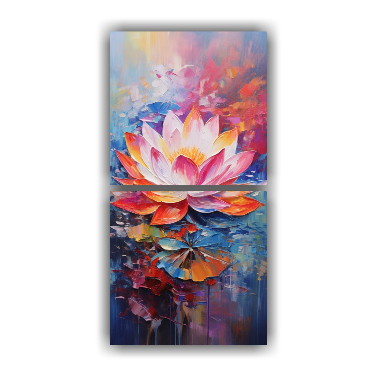 pintura-al-leo-de-loto-vibrante-en-lienzo-abstracci-n-equilibrada