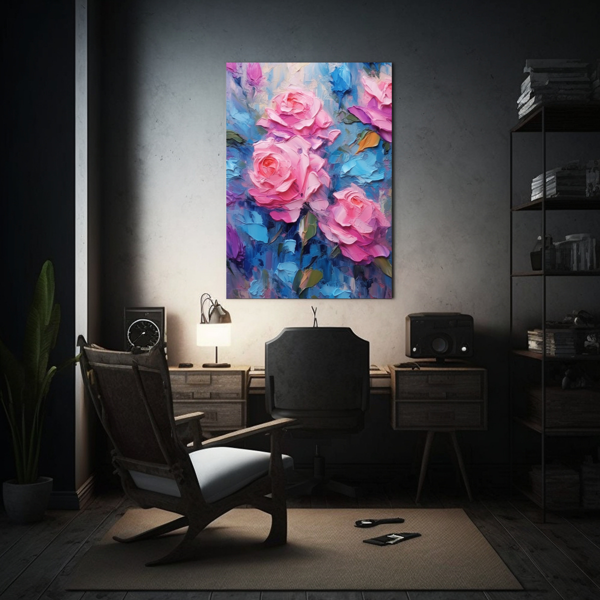 pintura-al-leo-de-rosas-rosadas-en-estilo-impasto-fren-tico-1