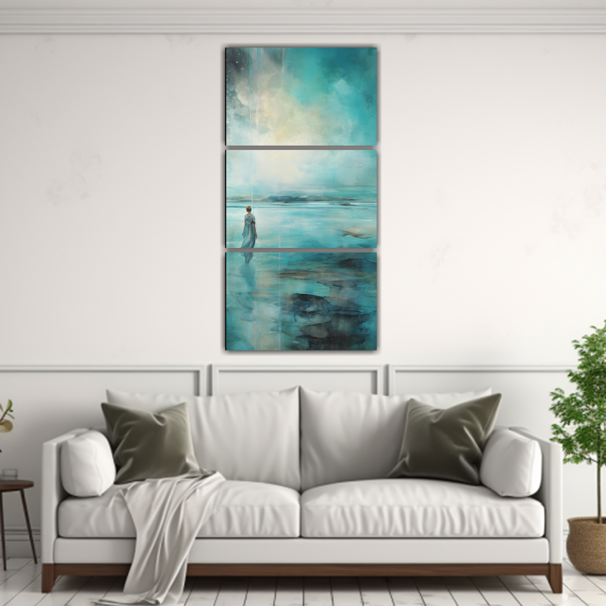 pintura-composici-n-impresionante-en-color-turquesa-verde-azulado-y-plateado-para-decoraci-n-de-pared-1