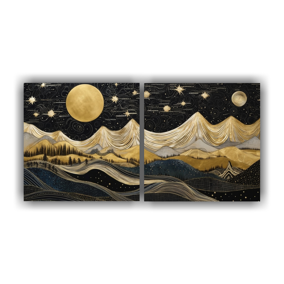 pintura-composiciones-tonos-hogar-con-luna-y-monta-as-en-estampa