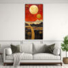 pintura-con-luna-cerca-de-las-monta-as-en-bastidor-decorativo-1