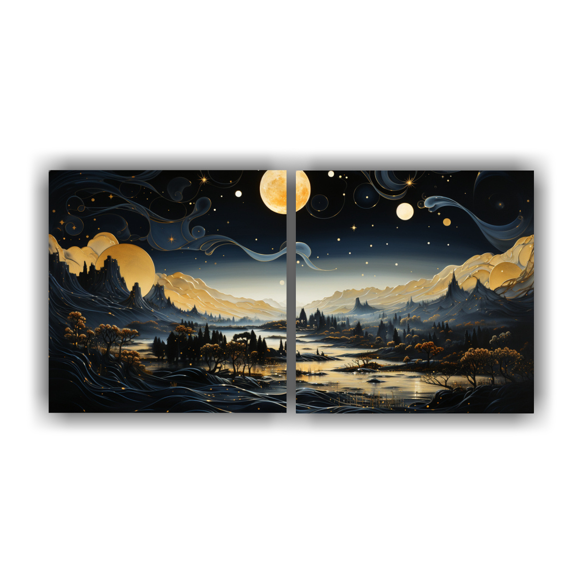 pintura-con-luna-y-monta-as-en-bastidor-horizontal