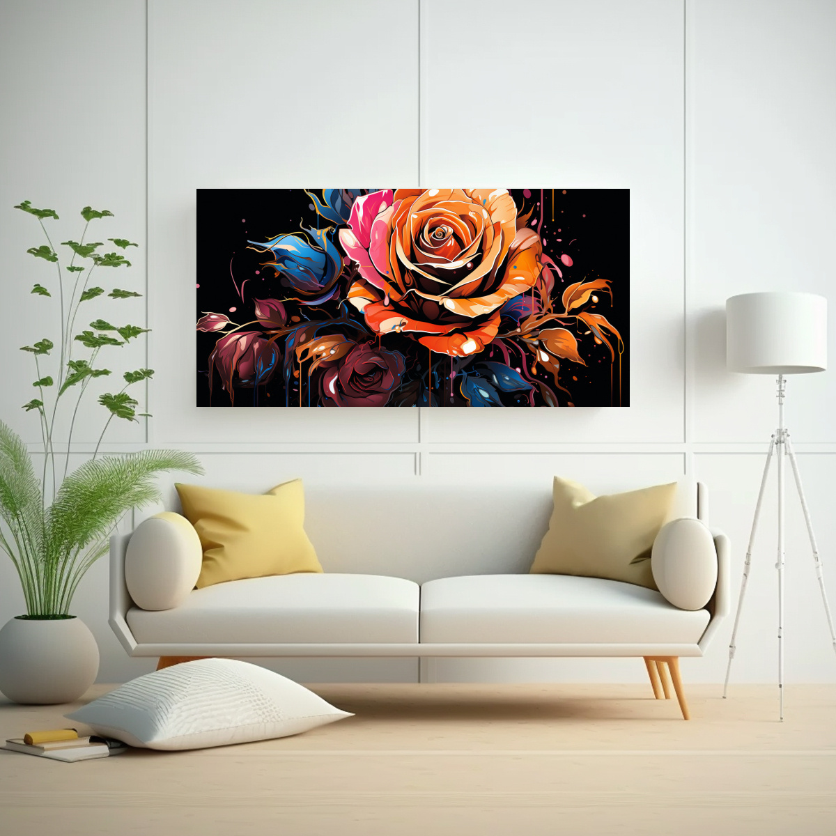 pintura-conceptual-de-rosa-estilo-graffiti-para-decorar-cuadros-de-intensidad-1