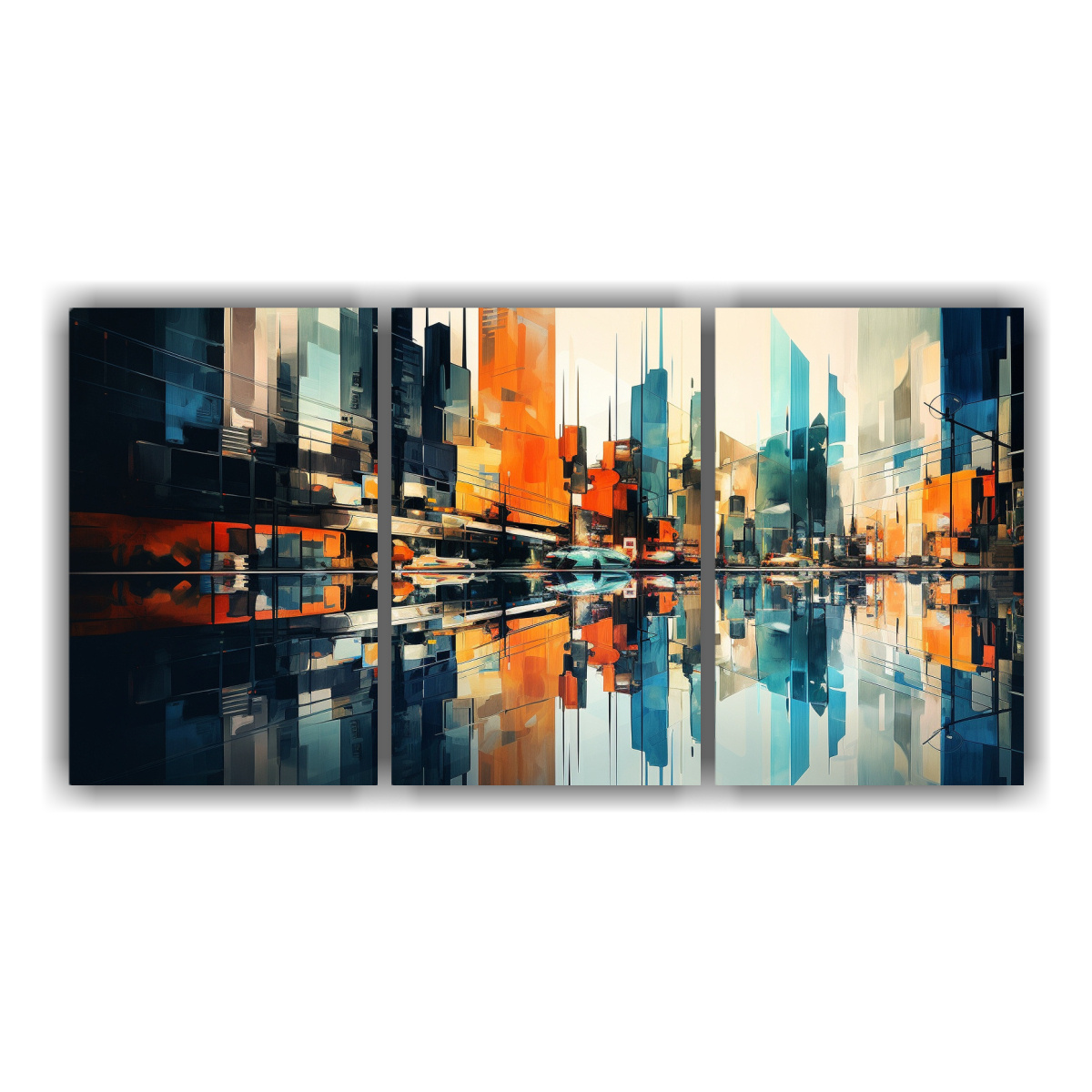 pintura-cubista-de-una-ciudad-fragmentada-en-bastidor-estilo-galer-a