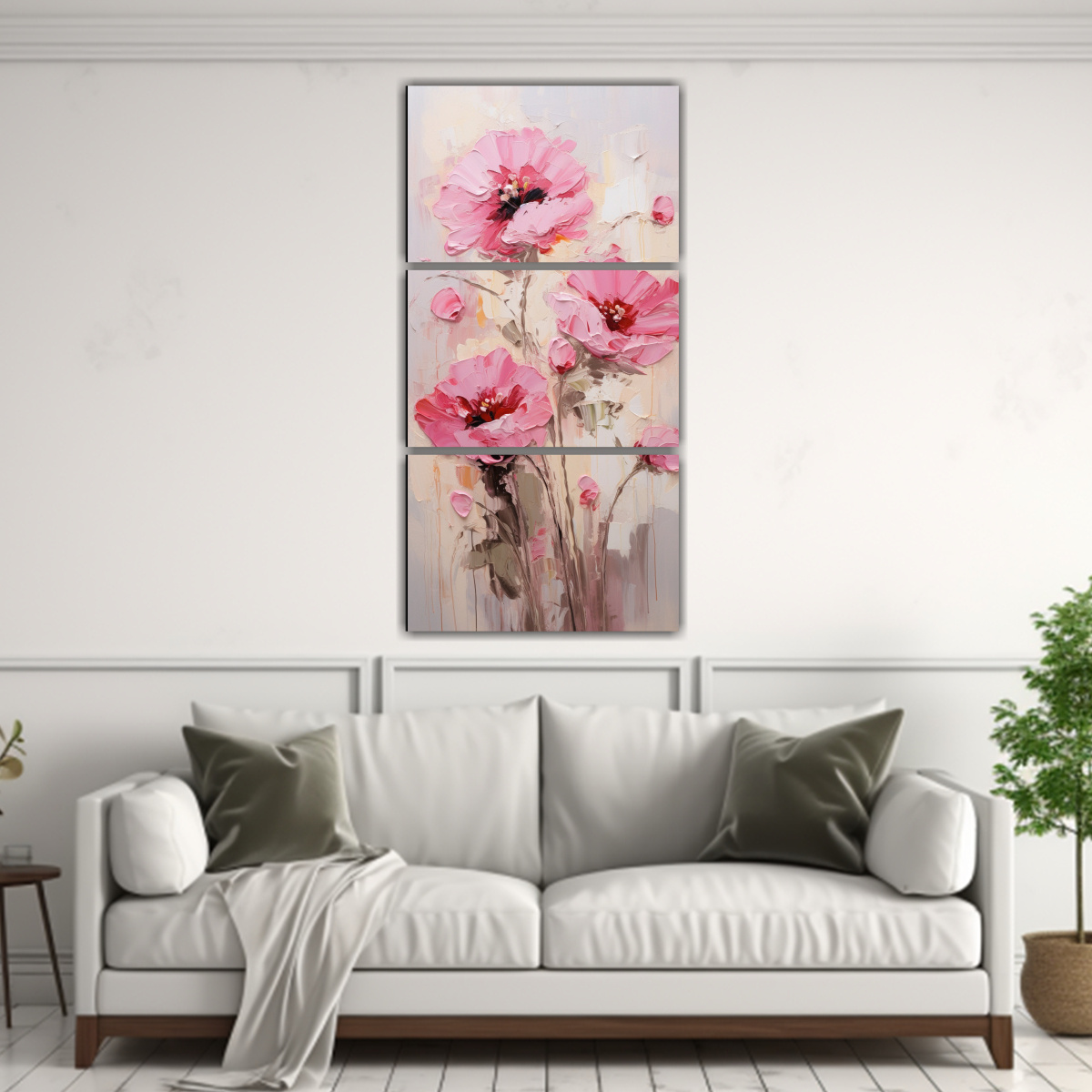 pintura-de-amapolas-rosadas-en-lienzo-estilo-tres-lienzos-finas-lineas-para-comedor-1