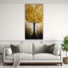 pintura-de-arte-abstracto-de-dos-rboles-en-dorado-y-amarillo-1