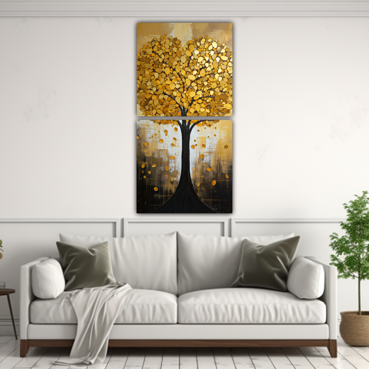 pintura-de-arte-abstracto-de-dos-rboles-en-dorado-y-amarillo-1