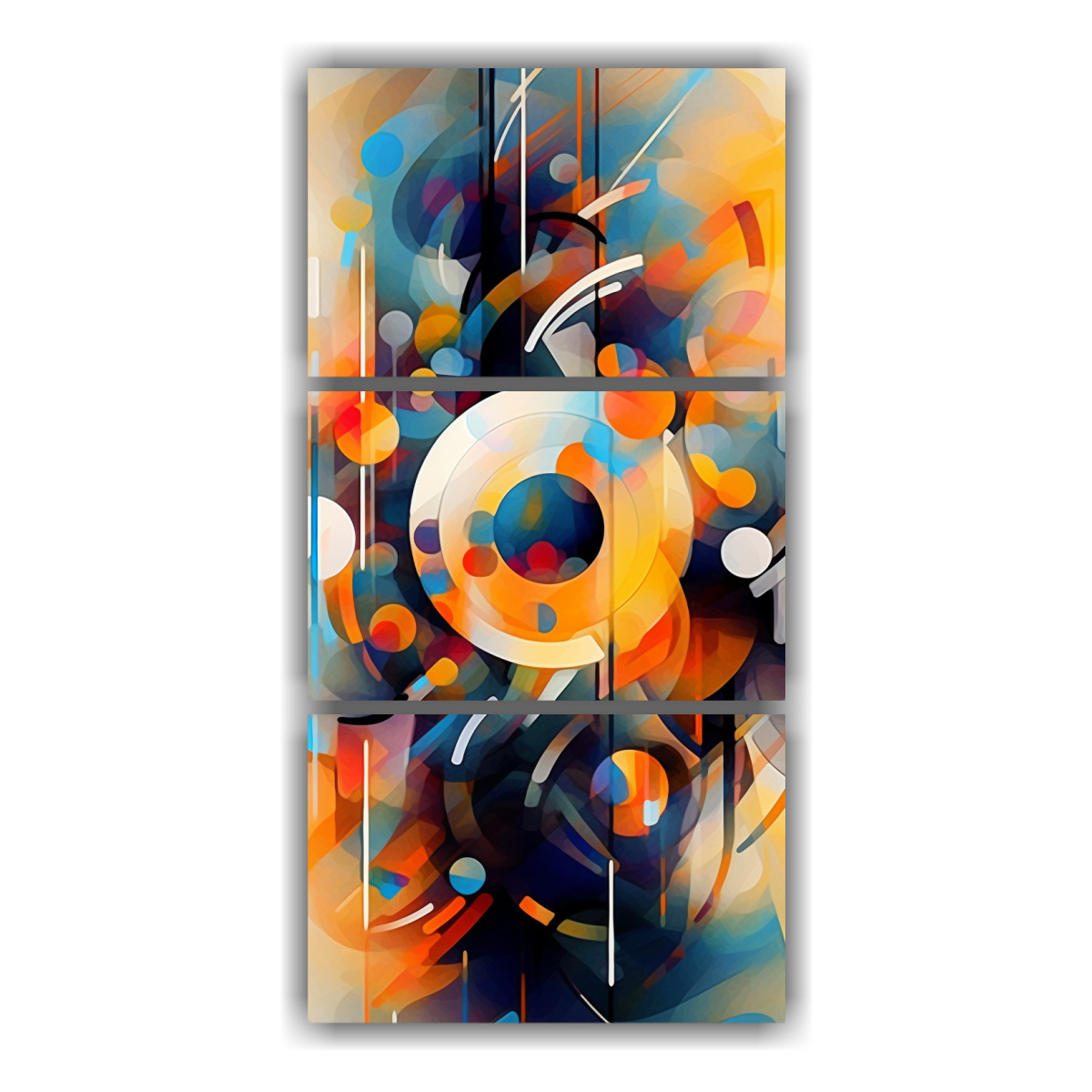 pintura-de-arte-abstracto-enigm-tico-con-forma-de-tres-artes-de-pared