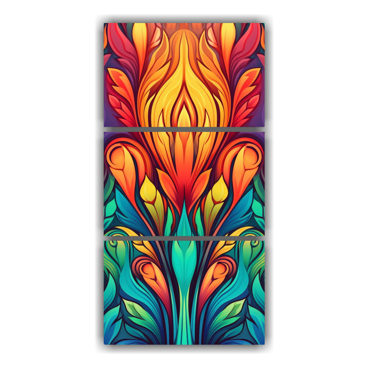 pintura-de-arte-de-pared-en-estilo-art-nouveau-en-lienzo-contraste-de-cuadro-floral-para-iphone
