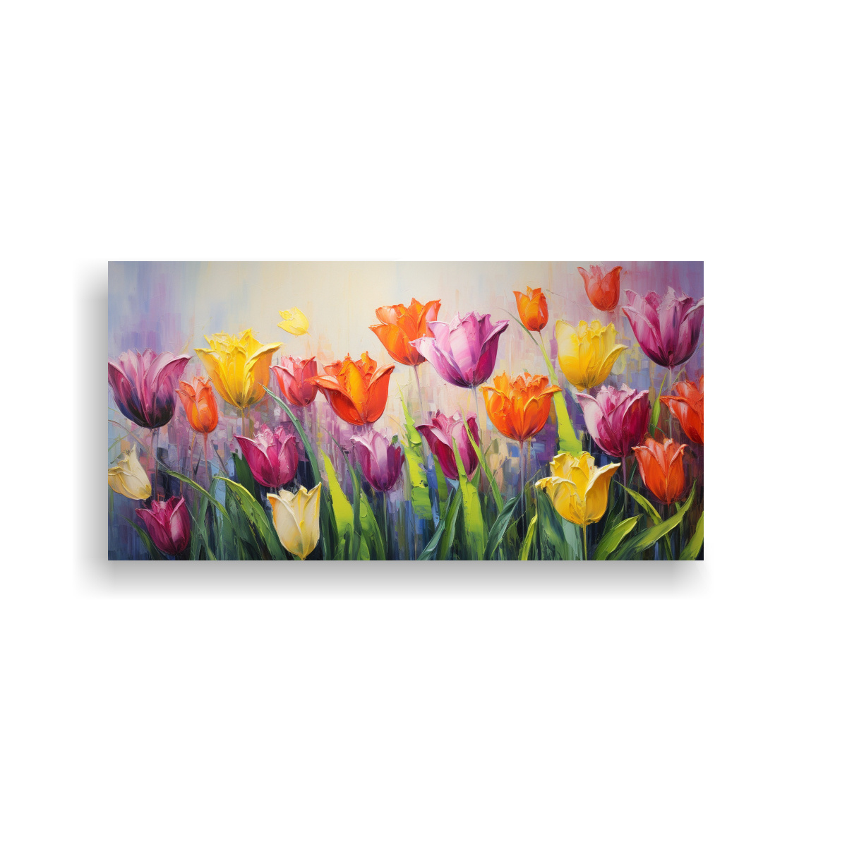 pintura-de-arte-de-pared-impreso-tulipanes-arco-ris-en-lienzo