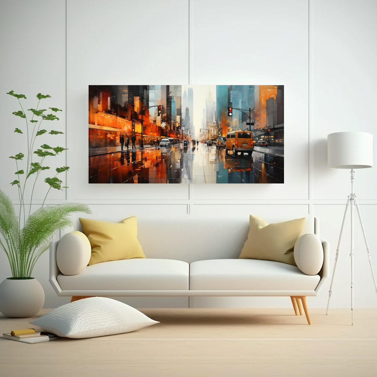 pintura-de-edificios-junto-al-agua-arte-de-pared-nico-1