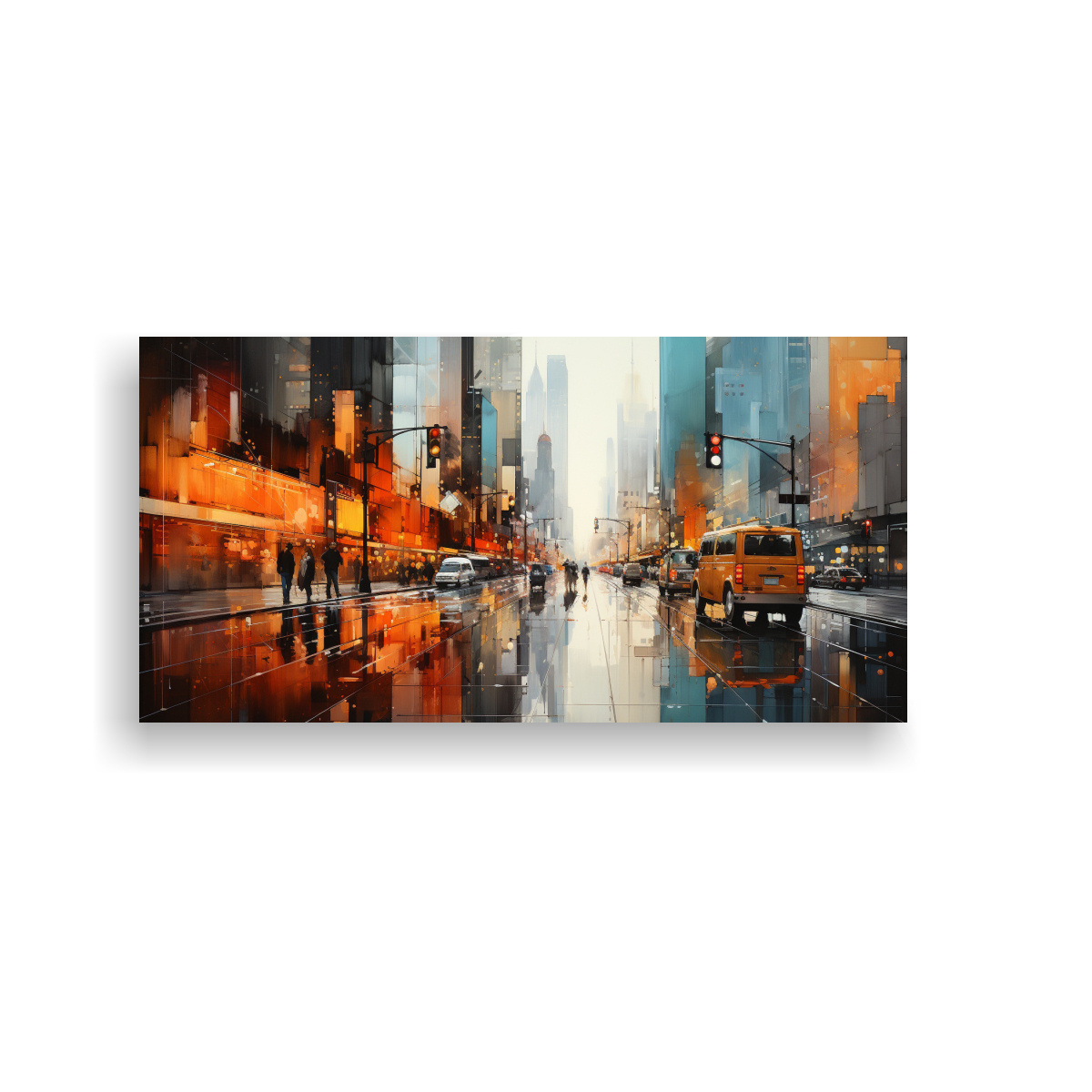 pintura-de-edificios-junto-al-agua-arte-de-pared-nico