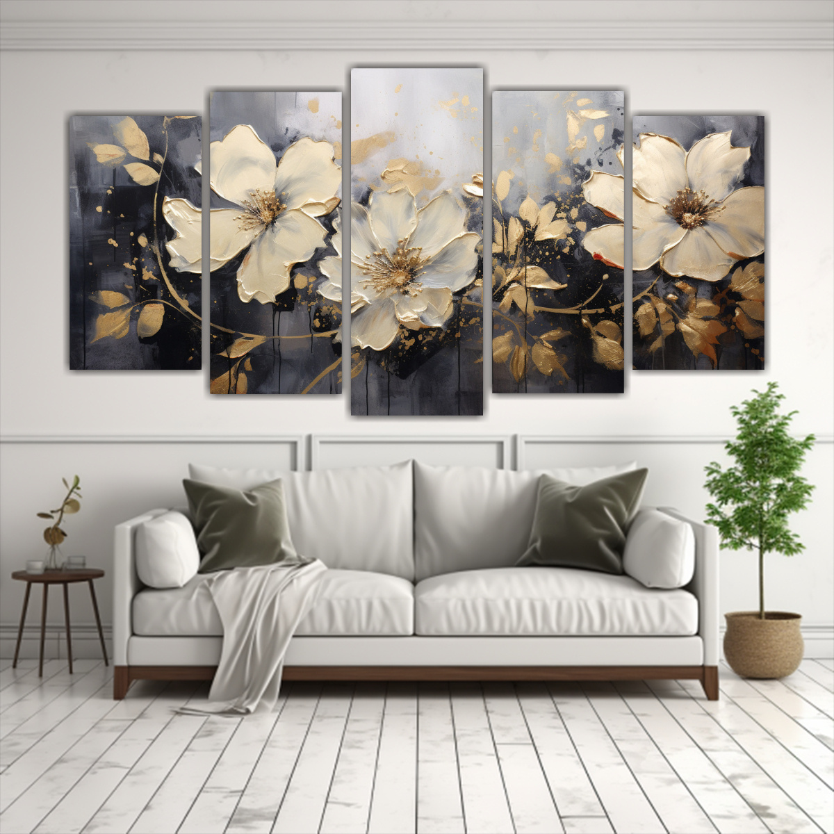 pintura-de-flores-negras-en-lienzo-estilo-cinco-cuadros-tonos-estilo-1-1