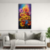 pintura-de-girasoles-en-colores-arco-ris-para-decoraci-n-de-pared-1