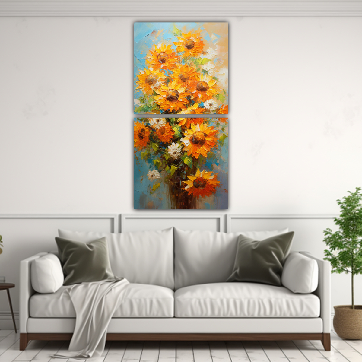 pintura-de-girasoles-naranja-en-lienzo-estilo-ambiente-1