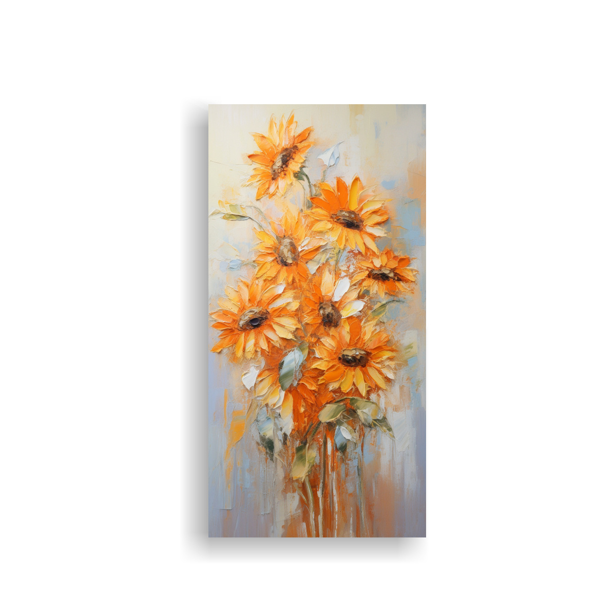 pintura-de-girasoles-naranjas-en-lienzo-estilo-decorativo
