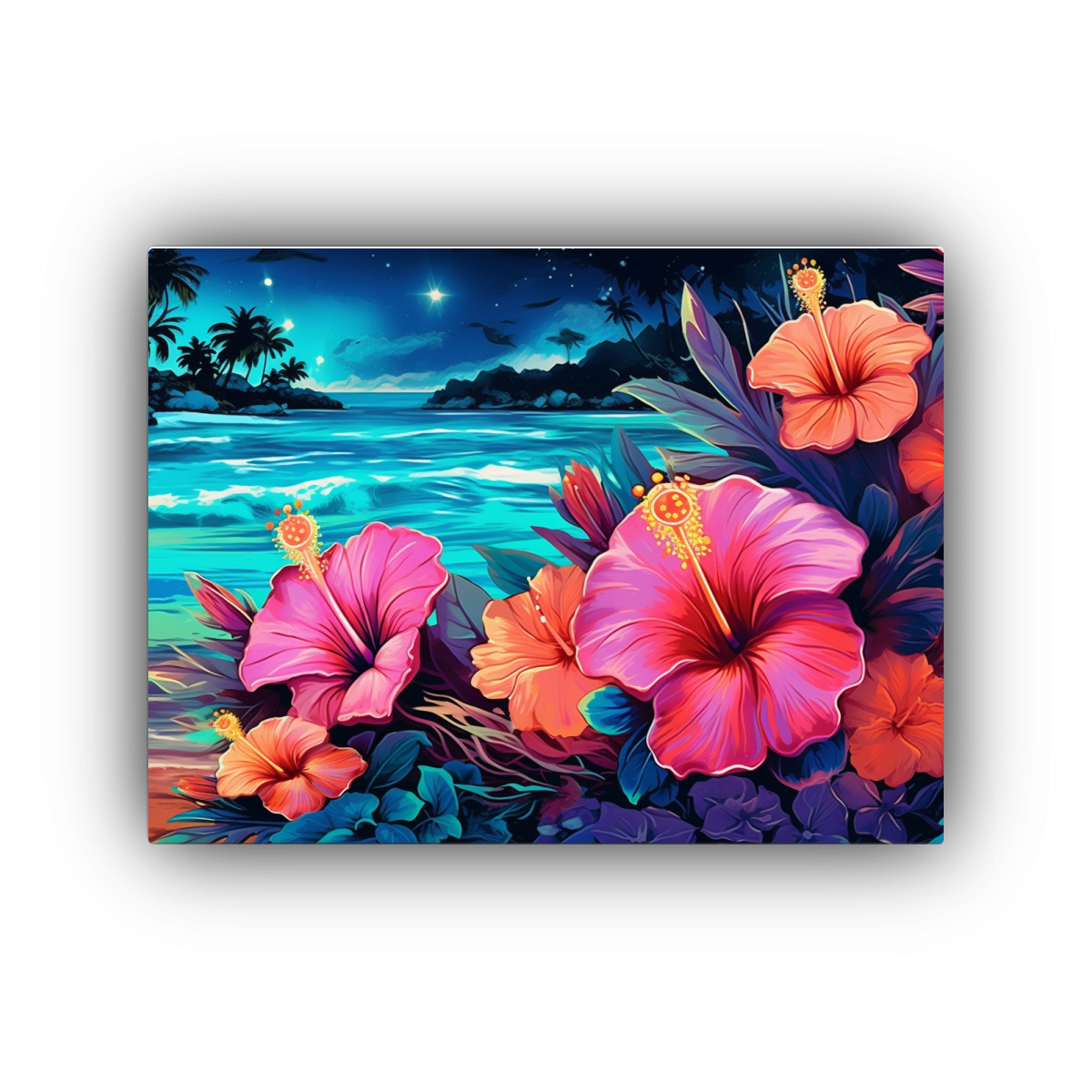 pintura-de-lienzo-con-movimiento-de-playa-de-verano-encantada-con-flores-tropicales-luminosas-y-armon-a-de-colores