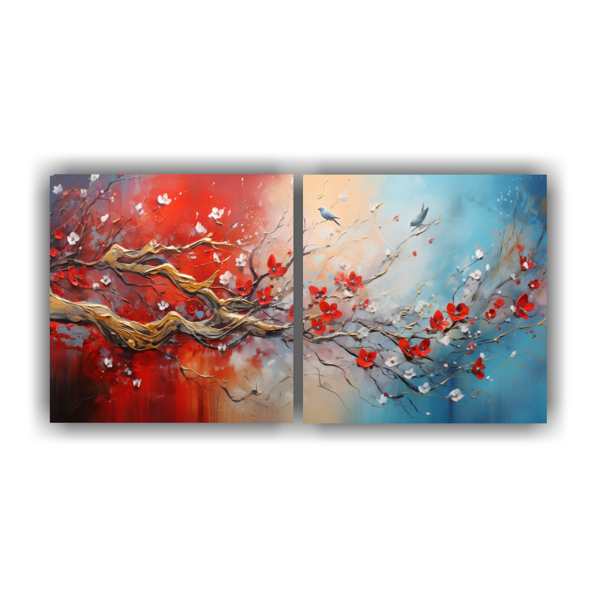 pintura-de-lienzo-creativa-en-rojo-y-dorado-estilo-decorativo