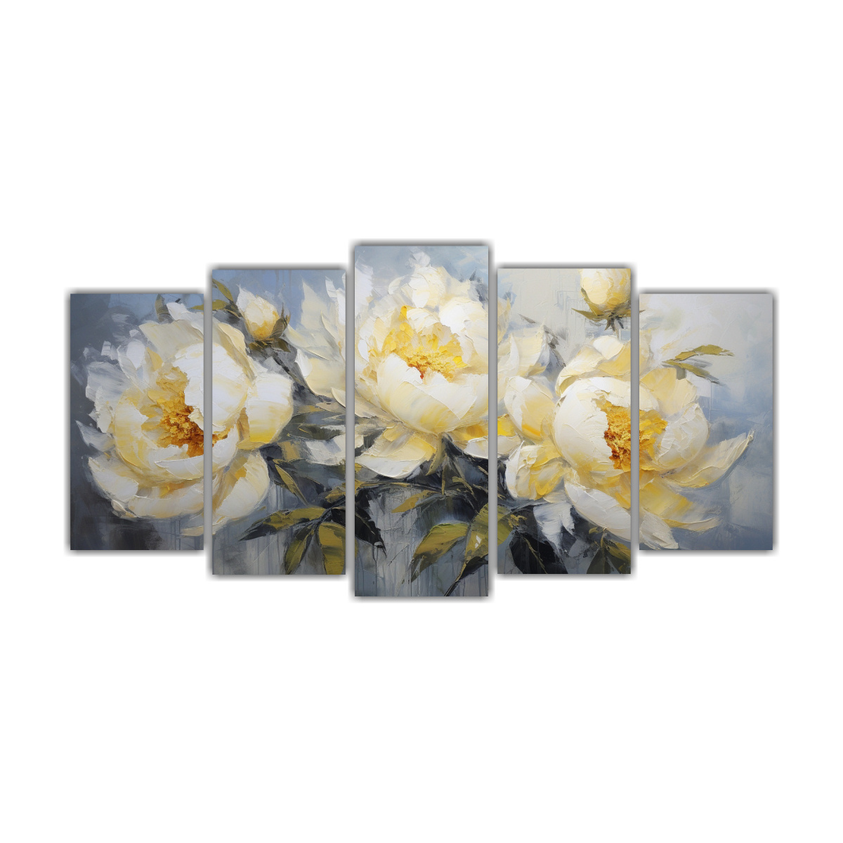 pintura-de-lienzo-de-amapolas-amarillas-con-efecto-visual-intenso-estilo-cinco-canvas