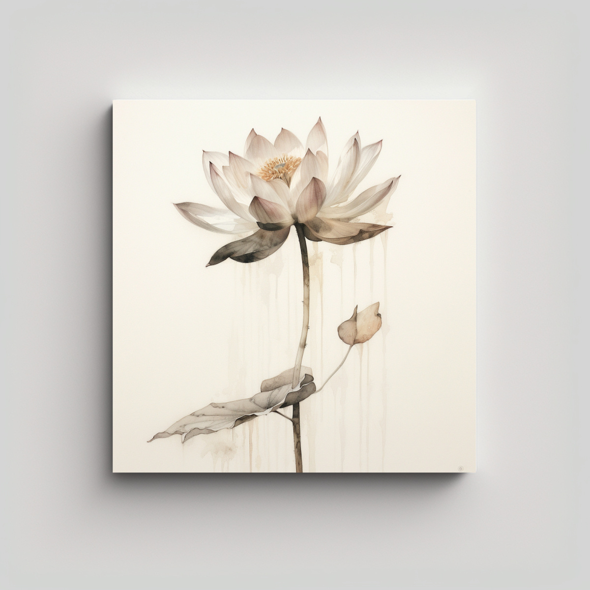 pintura-de-loto-de-tinta-y-lavado-en-bastidor-de-alta-calidad