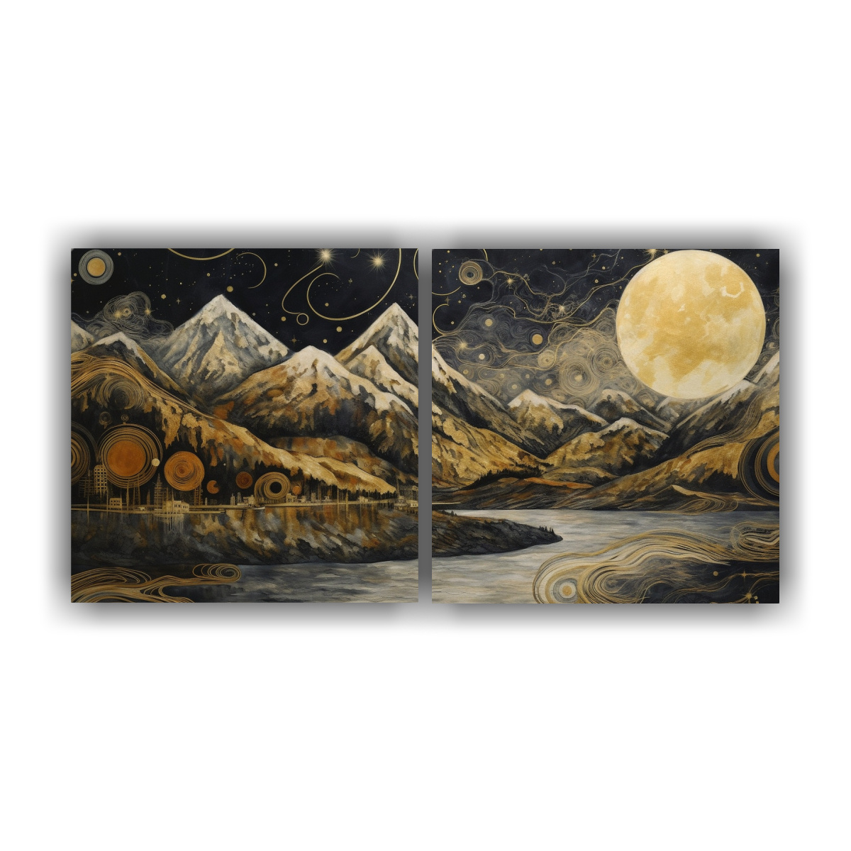 pintura-de-monta-a-con-luna-set-de-2