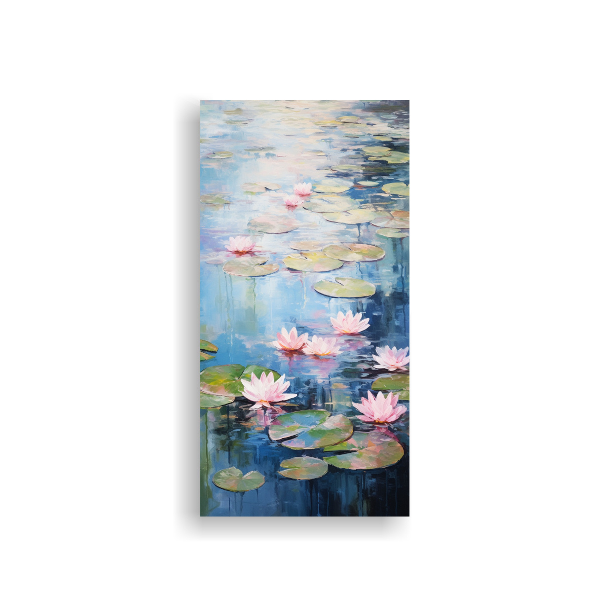 pintura-de-pared-abstracta-de-monet-con-nen-fares-serenos-y-alegres