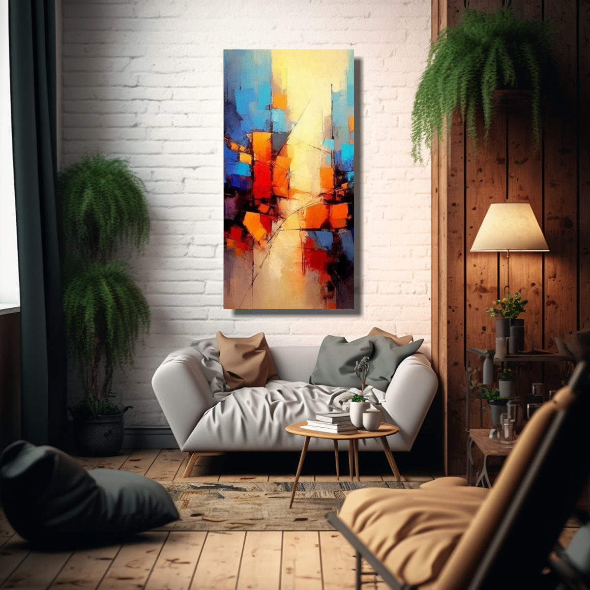 pintura-de-pared-con-patr-n-intenso-motivo-abstracto-1