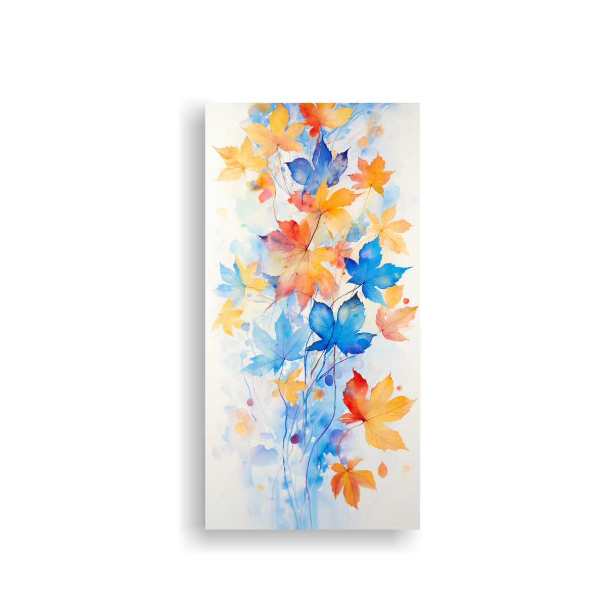 pintura-de-pared-de-hojas-coloridas-con-salpicaduras