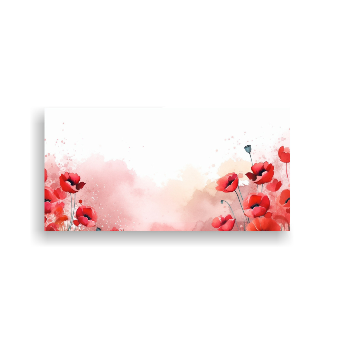 pintura-de-pared-poppies-de-agua-con-espacio-de-copia