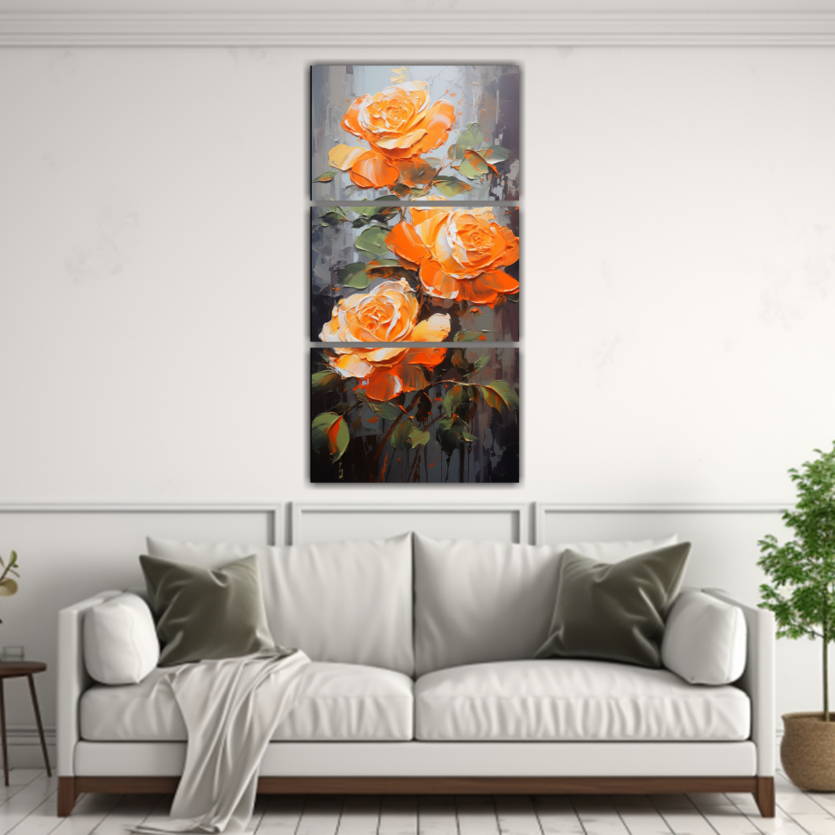 pintura-de-rosas-naranjas-en-lienzo-estilo-tres-artes-de-pared-1
