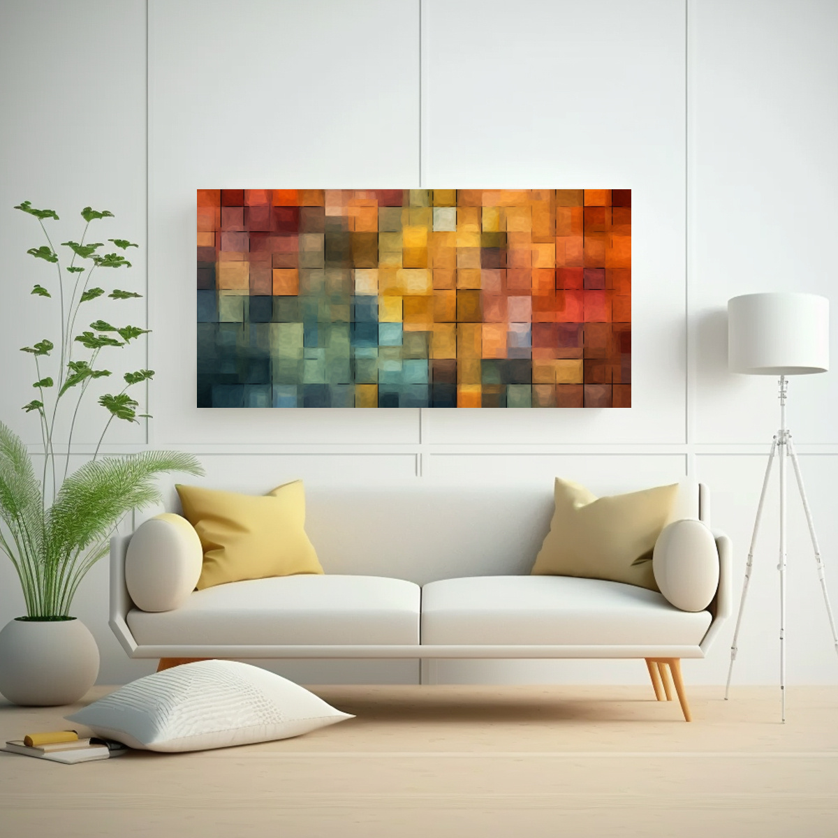 pintura-decorativa-abstracta-con-cuadrados-modernos-y-fascinantes-1