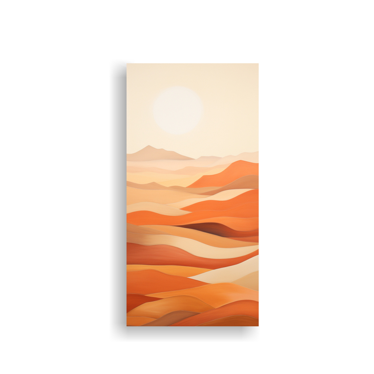 pintura-decorativa-abstracta-del-paisaje-sereno-del-desierto