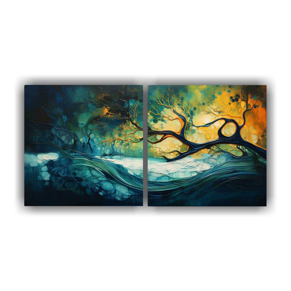 pintura-decorativa-abstracta-flujo-tranquilo-de-un-r-o-