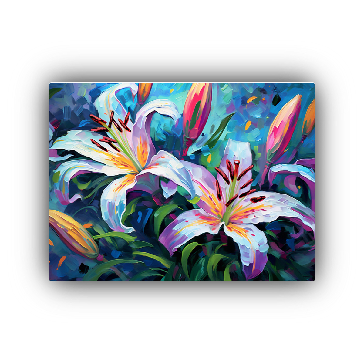 pintura-decorativa-arte-forma-escenario-estilo-lily-pulitzer-en-impasto-intenso