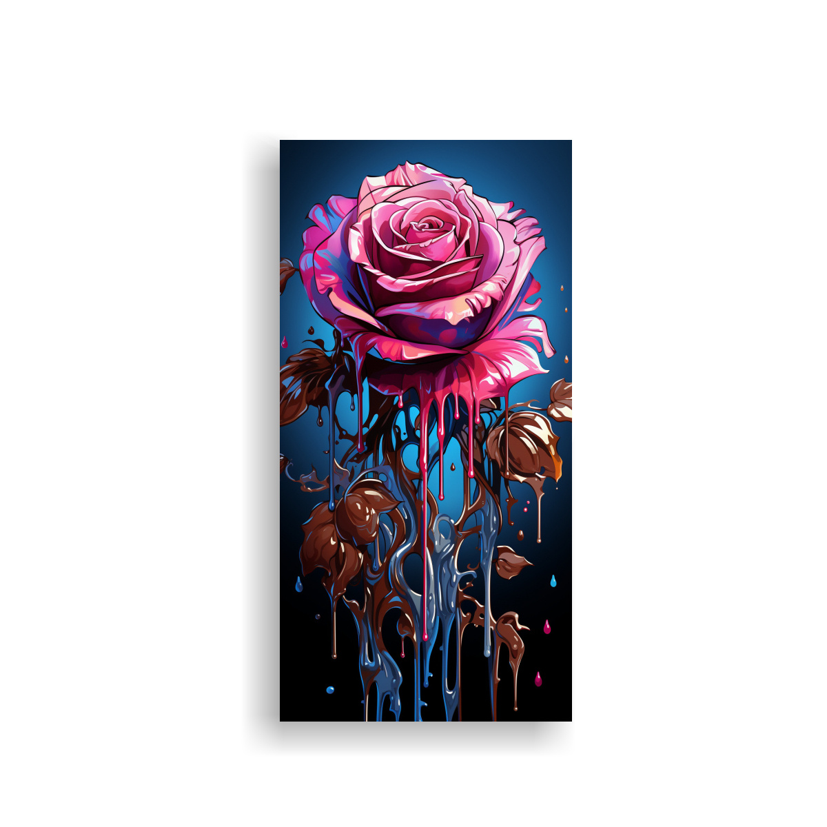 pintura-decorativa-con-logo-de-lienzo-azul-cian-y-rosa-