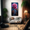 pintura-decorativa-con-logo-de-lienzo-azul-cian-y-rosa-1-1