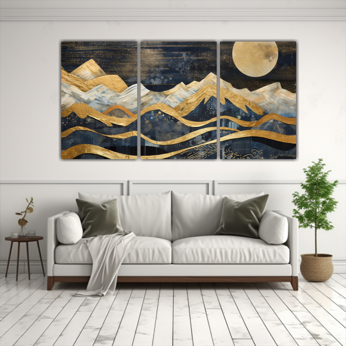 pintura-decorativa-con-luna-cerca-de-monta-as-en-set-3-artes-cuadro-1