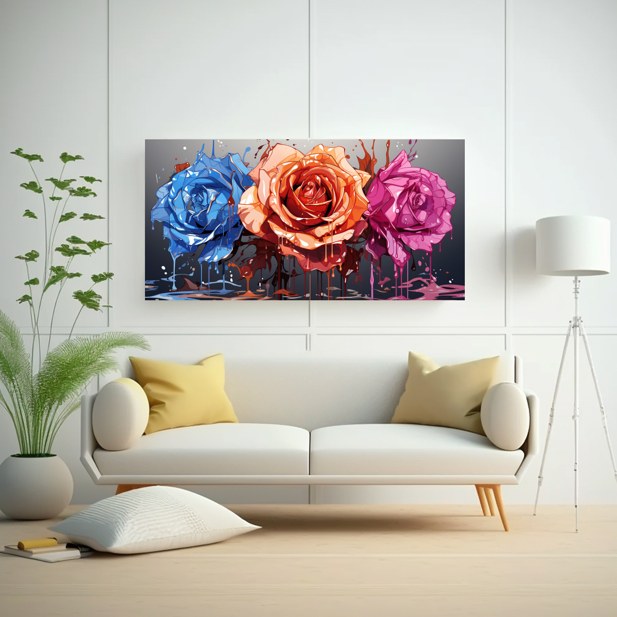 pintura-decorativa-con-rosa-coloreada-y-goteos-en-los-p-talos-3